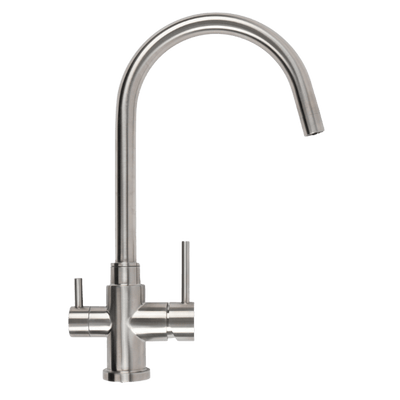 Fleta Brushed Stainless Steel 3 Way Filter Water Tap