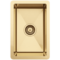 Buildmat Sink Brushed Brass Gold Brushed Brass Gold Jeeves 300x450 Single Bowl Butler Sink