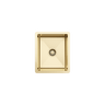 Alma Brushed Brass Gold Maya 380x450 Single Bowl Sink
