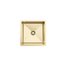 Alma Brushed Brass Gold Nala 450x450 Single Bowl Sink