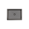 Alma Brushed Gunmetal Willow 600x450 Medium Single Bowl Sink