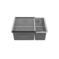 Buildmat Sink Stainless Steel Clara 595x450 Single & Mini Bowl Sink