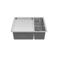 Buildmat Sink Stainless Steel Clara 595x450 Single & Mini Bowl Sink