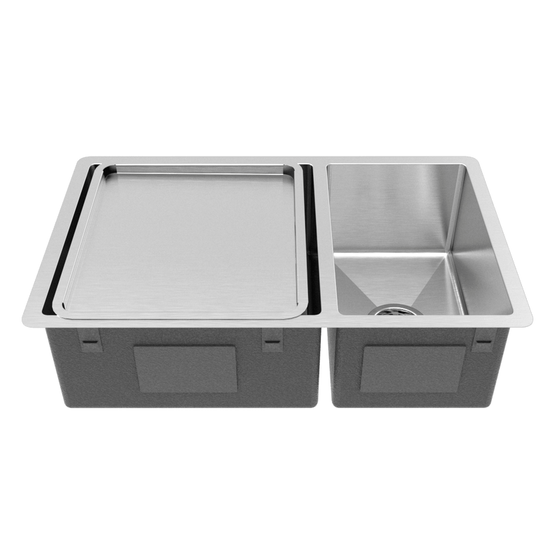 Buildmat Sink Stainless Steel Clifford 725x450 Single & 1/4 Bowl Sink