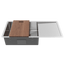 Buildmat Sink Brushed Stainless Steel Cody 950x450 Single Bowl w Drain Board Sink