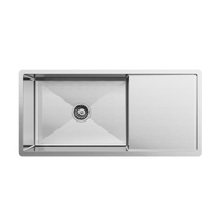 Alma Cody 950x450 Single Bowl w Drain Board Sink