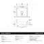 Buildmat Sink Stainless Steel Leo 510x500 Single Bowl Tap Landing Sink