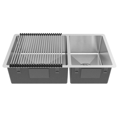 Buildmat Sink Stainless Steel Lincoln 825x450 Single +3/4 Bowl Sink