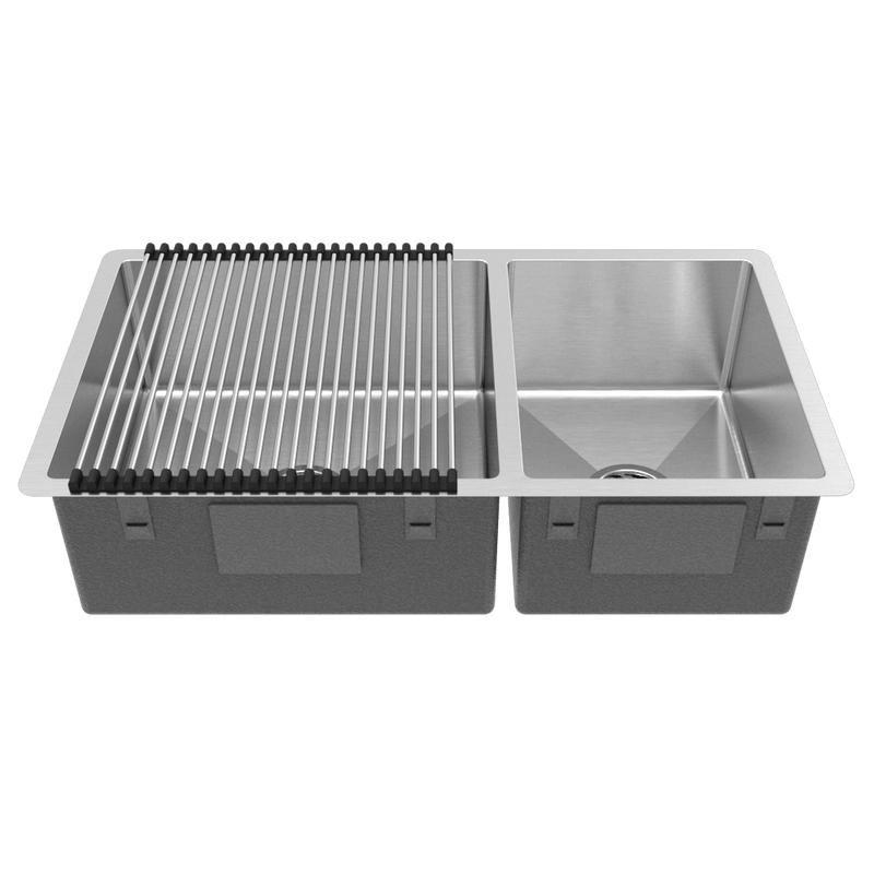 Buildmat Sink Stainless Steel Lincoln 825x450 Single +3/4 Bowl Sink