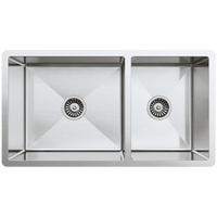 Buildmat Sink Stainless Steel Lincoln 825x450 Single +3/4 Bowl Sink