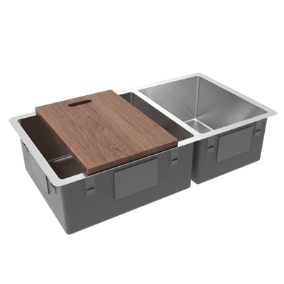 Buildmat Sink Stainless Steel Lincoln 825x450 Single +3/4 Bowl Sink