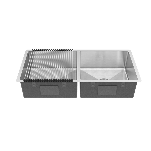 Buildmat Sink Stainless Steel Lucas 975x450 Double Bowl Sink