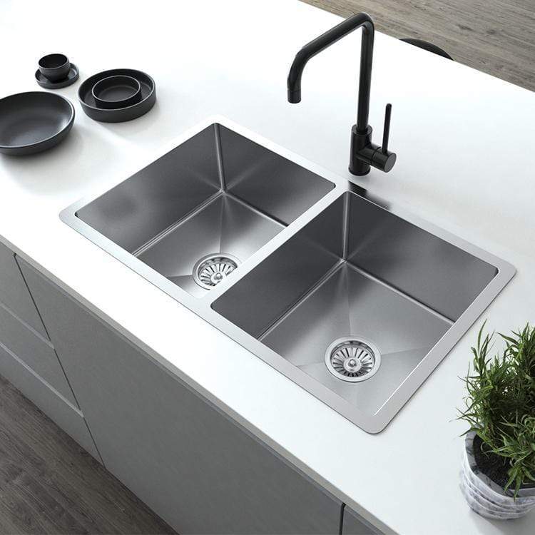 Buildmat Sink Stainless Steel Madison 775x450 Double Bowl Sink