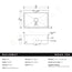 Buildmat Sink Brushed Stainless Steel Noah 700x500 Large Single Bowl Tap Landing Sink