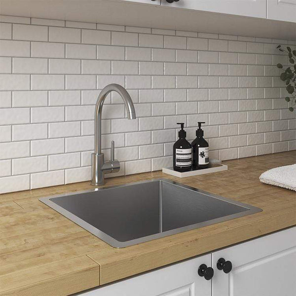 Buildmat Sink Stainless Steel Penny 510x450 Single Bowl Sink