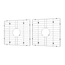 Buildmat Sink Protector Lucas Mega Double Sink Protector Grid