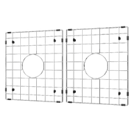 Buildmat Sink Protector Madison Double Sink Protector Grid