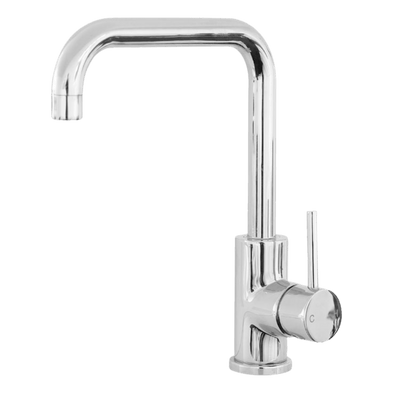 Castano Kitchen Mixer Milan Pin Lever Squared Gooseneck Sink Mixer